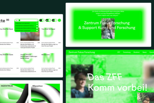 ZFF – Zentrum Fokus Forschung Website